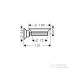 Hansgrohe Axor Montreux Szappantartó, króm 42033000
