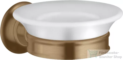 Hansgrohe AXOR MONTREUX fali szappantartó,szálcsiszolt bronz 42033140