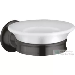   Hansgrohe AXOR MONTREUX fali szappantartó,szálcsiszolt fekete króm 42033340