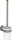 Hansgrohe AXOR MONTREUX fali wc-kefe,rozsdamentes acél hatású 42035800