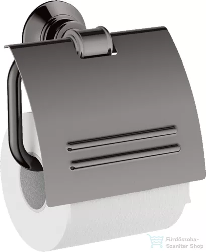 Hansgrohe AXOR MONTREUX fali wc papír tartó,polírozott fekete króm 42036330
