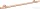 Hansgrohe AXOR MONTREUX 78,3 cm-es fali törölközőtartó,polírozott vörös arany hatású 42060300