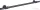 Hansgrohe AXOR MONTREUX 78,3 cm-es fali törölközőtartó,szálcsiszolt fekete króm 42060340