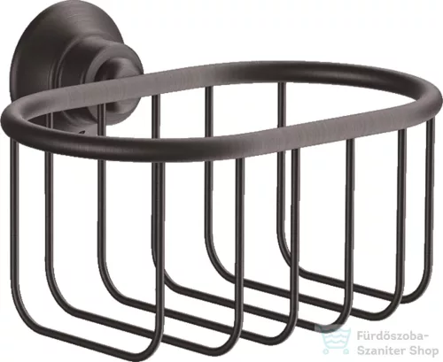 Hansgrohe AXOR MONTREUX szappantartótartó kosár,szálcsiszolt fekete króm 42065340
