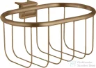 Hansgrohe AXOR UNIVERSAL MONTREUX 160/83 szappantartó kosár Unica zuhanyrúdra,szálcsiszolt bronz 42066140