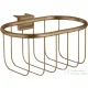Hansgrohe AXOR UNIVERSAL MONTREUX 160/83 szappantartó kosár Unica zuhanyrúdra,szálcsiszolt bronz 42066140