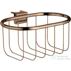   Hansgrohe AXOR UNIVERSAL MONTREUX 160/83 szappantartó kosár Unica zuhanyrúdra,polírozott vörös arany hatású 42066300