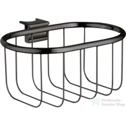   Hansgrohe AXOR UNIVERSAL MONTREUX 160/83 szappantartó kosár Unica zuhanyrúdra,polírozott fekete króm 42066330
