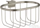 Hansgrohe AXOR UNIVERSAL MONTREUX 160/83 szappantartó kosár Unica zuhanyrúdra, szálcsiszolt nikkel 42066820