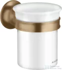Hansgrohe AXOR MONTREUX fali fogkefetartó pohár,szálcsiszolt bronz 42134140