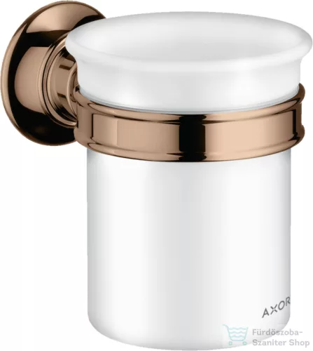 Hansgrohe AXOR MONTREUX fali fogkefetartó pohár,polírozott vörös arany hatású 42134300