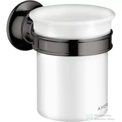   Hansgrohe AXOR MONTREUX fali fogkefetartó pohár,polírozott fekete króm 42134330