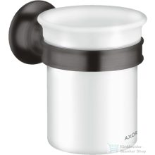   Hansgrohe AXOR MONTREUX fali fogkefetartó pohár,szálcsiszolt fekete króm 42134340
