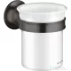 Hansgrohe AXOR MONTREUX fali fogkefetartó pohár,szálcsiszolt fekete króm 42134340