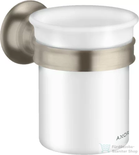 Hansgrohe AXOR MONTREUX fali fogkefetartó pohár, szálcsiszolt nikkel 42134820