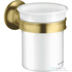   Hansgrohe AXOR MONTREUX fali fogkefetartó pohár,szálcsiszolt sárgaréz hatású 42134950