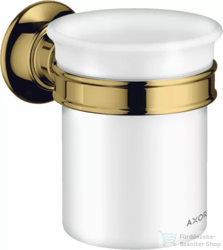 Hansgrohe AXOR MONTREUX fali fogkefetartó pohár,polírozott arany hatású 42134990