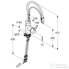 Kludi E-GO, elektronikus, egykaros mosogatócsap NA 15 422050575