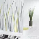 Sapho GRAS zuhanyfüggöny 180x200, polyester 42385