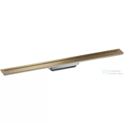   Hansgrohe AXOR DRAIN 80 cm-es zuhanyfolyóka alaptest nélkül,szálcsiszolt bronz 42521140