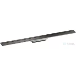   Hansgrohe AXOR DRAIN 90 cm-es zuhanyfolyóka alaptest nélkül,szálcsiszolt fekete króm 42522340
