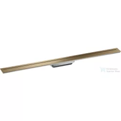  Hansgrohe AXOR DRAIN 100 cm-es zuhanyfolyóka alaptest nélkül,szálcsiszolt bronz 42523140