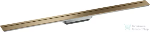 Hansgrohe AXOR DRAIN 100 cm-es zuhanyfolyóka alaptest nélkül,szálcsiszolt bronz 42523140