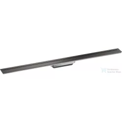   Hansgrohe AXOR DRAIN 100 cm-es zuhanyfolyóka alaptest nélkül,szálcsiszolt fekete króm 42523340