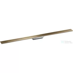   Hansgrohe AXOR DRAIN 120 cm-es zuhanyfolyóka alaptest nélkül,szálcsiszolt bronz 42524140