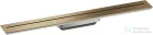 Hansgrohe AXOR DRAIN falhoz illeszthető 70 cm-es zuhanyfolyóka alaptest nélkül,szálcsiszolt bronz 42525140