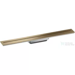   Hansgrohe AXOR DRAIN falhoz illeszthető 70 cm-es zuhanyfolyóka alaptest nélkül,szálcsiszolt bronz 42525140