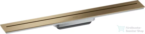 Hansgrohe AXOR DRAIN falhoz illeszthető 70 cm-es zuhanyfolyóka alaptest nélkül,szálcsiszolt bronz 42525140