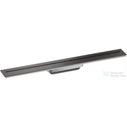  Hansgrohe AXOR DRAIN falhoz illeszthető 70 cm-es zuhanyfolyóka alaptest nélkül,szálcsiszolt fekete króm 42525340