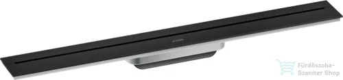 Hansgrohe AXOR DRAIN falhoz illeszthető 70 cm-es zuhanyfolyóka alaptest nélkül,matt fekete 42525670