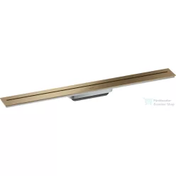   Hansgrohe AXOR DRAIN falhoz illeszthető 80 cm-es zuhanyfolyóka alaptest nélkül,szálcsiszolt bronz 42526140