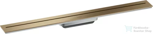Hansgrohe AXOR DRAIN falhoz illeszthető 80 cm-es zuhanyfolyóka alaptest nélkül,szálcsiszolt bronz 42526140