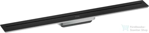 Hansgrohe AXOR DRAIN falhoz illeszthető 80 cm-es zuhanyfolyóka alaptest nélkül,matt fekete 42526670