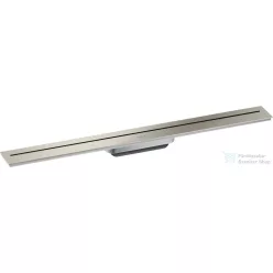   Hansgrohe AXOR DRAIN falhoz illeszthető 80 cm-es zuhanyfolyóka alaptest nélkül,szálcsiszolt rozsdamentes acél 42526800