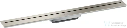 Hansgrohe AXOR DRAIN falhoz illeszthető 80 cm-es zuhanyfolyóka alaptest nélkül,szálcsiszolt rozsdamentes acél 42526800