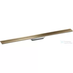   Hansgrohe AXOR DRAIN falhoz illeszthető 100 cm-es zuhanyfolyóka alaptest nélkül,szálcsiszolt bronz 42528140