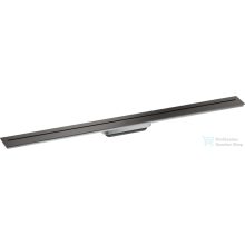   Hansgrohe AXOR DRAIN falhoz illeszthető 100 cm-es zuhanyfolyóka alaptest nélkül,szálcsiszolt fekete króm 42528340