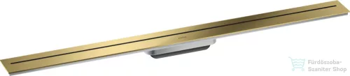 Hansgrohe AXOR DRAIN falhoz illeszthető 100 cm-es zuhanyfolyóka alaptest nélkül,polírozott arany hatású 42528990
