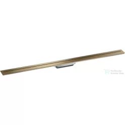   Hansgrohe AXOR DRAIN falhoz illeszthető 120 cm-es zuhanyfolyóka alaptest nélkül,szálcsiszolt bronz 42529140