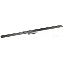   Hansgrohe AXOR DRAIN falhoz illeszthető 120 cm-es zuhanyfolyóka alaptest nélkül,szálcsiszolt fekete króm 42529340