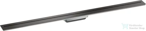 Hansgrohe AXOR DRAIN falhoz illeszthető 120 cm-es zuhanyfolyóka alaptest nélkül,szálcsiszolt fekete króm 42529340
