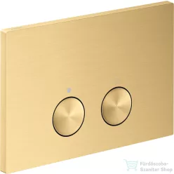   Hansgrohe AXOR FLUSH PLATE nyomólap Geberit Sigma tartályhoz, szálcsiszolt arany hatású 42530250