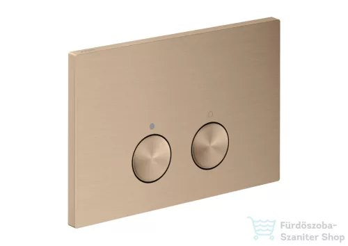 Hansgrohe AXOR FLUSH PLATE nyomólap Geberit Sigma tartályhoz, szálcsiszolt vörös arany hatású 42530310