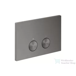   Hansgrohe AXOR FLUSH PLATE nyomólap Geberit Sigma tartályhoz, szálcsiszolt fekete króm 42530340