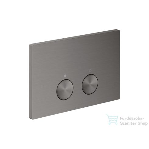 Hansgrohe AXOR FLUSH PLATE nyomólap Geberit Sigma tartályhoz, szálcsiszolt fekete króm 42530340