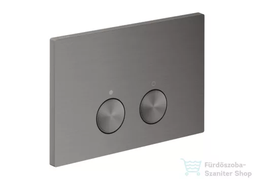 Hansgrohe AXOR FLUSH PLATE nyomólap Geberit Sigma tartályhoz, szálcsiszolt fekete króm 42530340